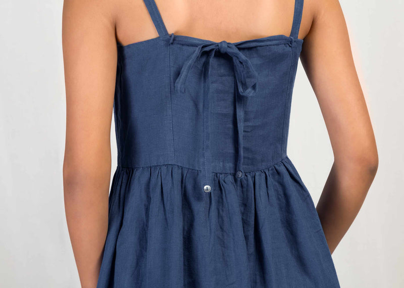 Strappy Gathered Dress