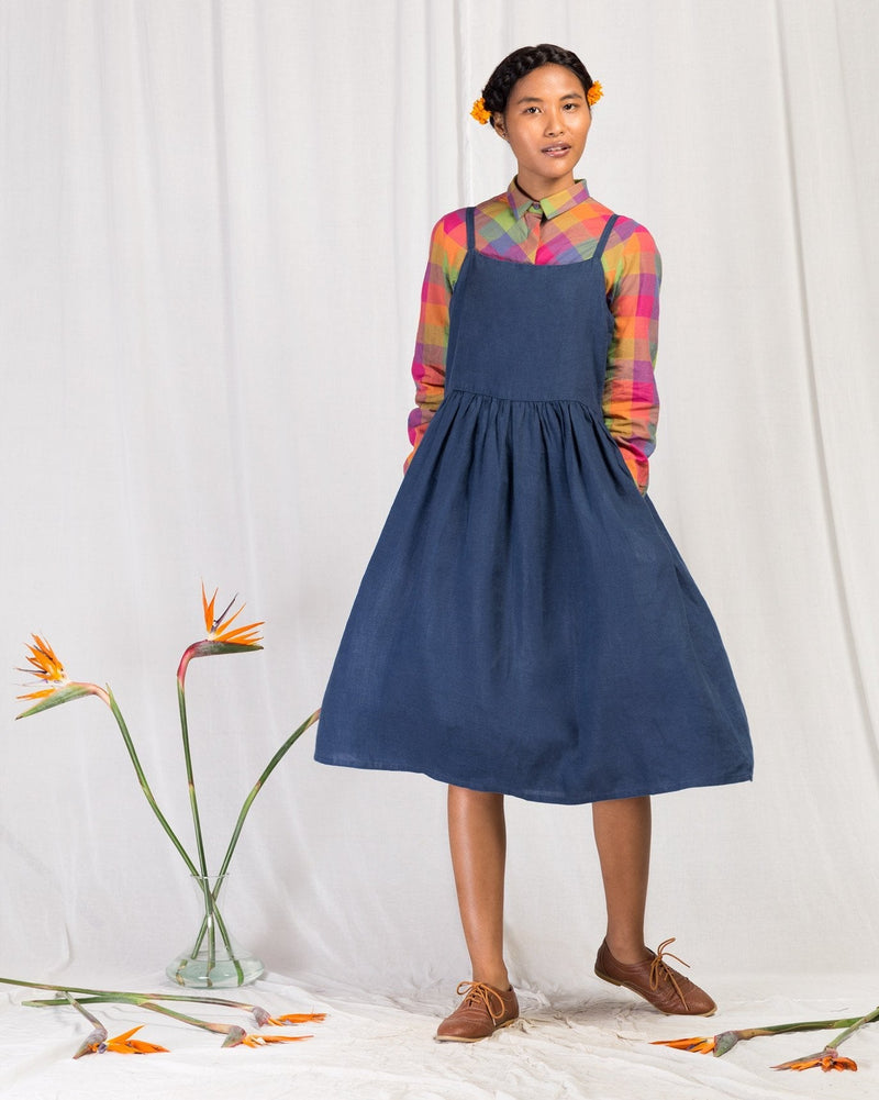 Strappy Gathered Dress
