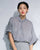Stripe Knot Top - Grey