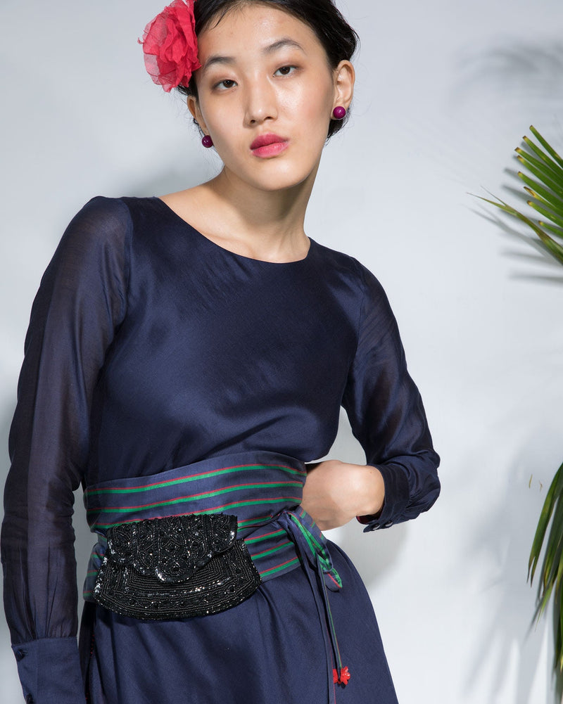 Vintage Hand Clutch - Black