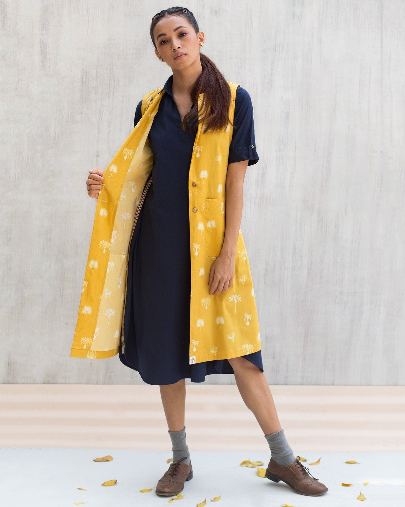 Runway Palm Print Overlay