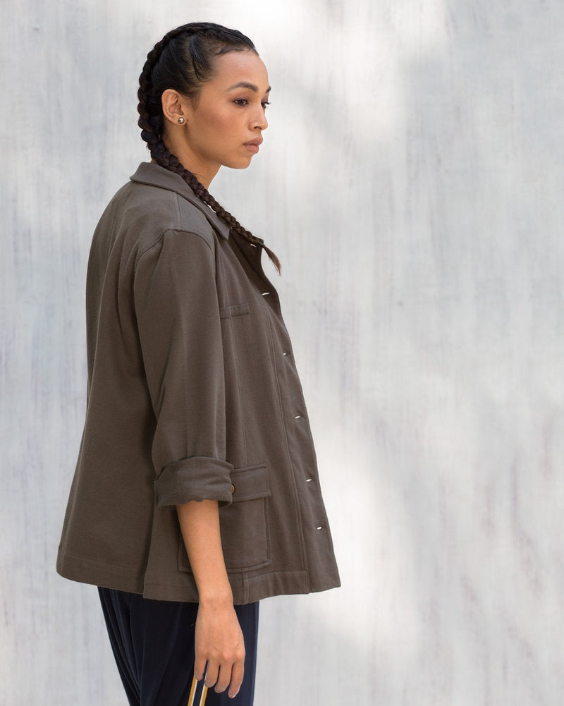 Safari Jacket - Charcoal