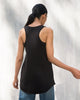 Ukiyo Racerback Tank - Black