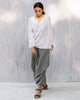 Ukiyo Peasant Top - White