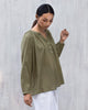 Ukiyo Peasant Top - Green