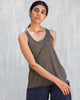 Ukiyo Racerback Tank - Charcoal