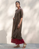 Side Band Kurta - Charcoal