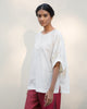 Sleeve Tie Top - Ivory