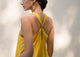Akira Twist Back Dress - Yellow