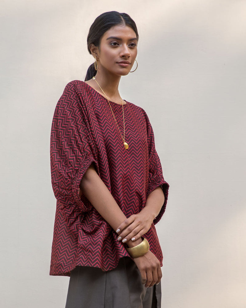 Sleeve Tie Top