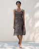 Strappy Long Foil Slip