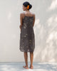 Strappy Long Foil Slip