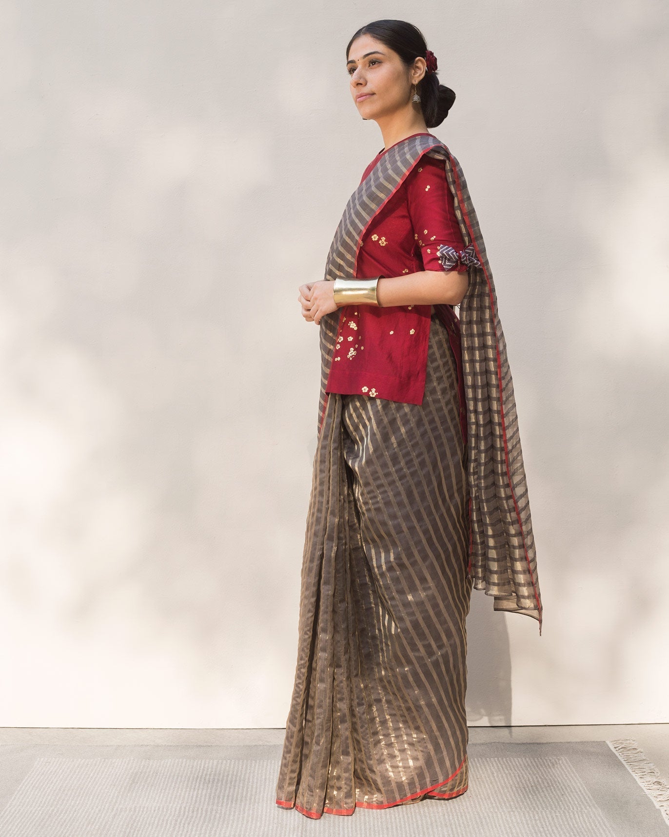 Zari Stripe Sari