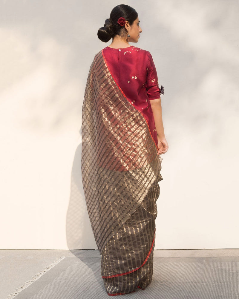 Zari Stripe Sari