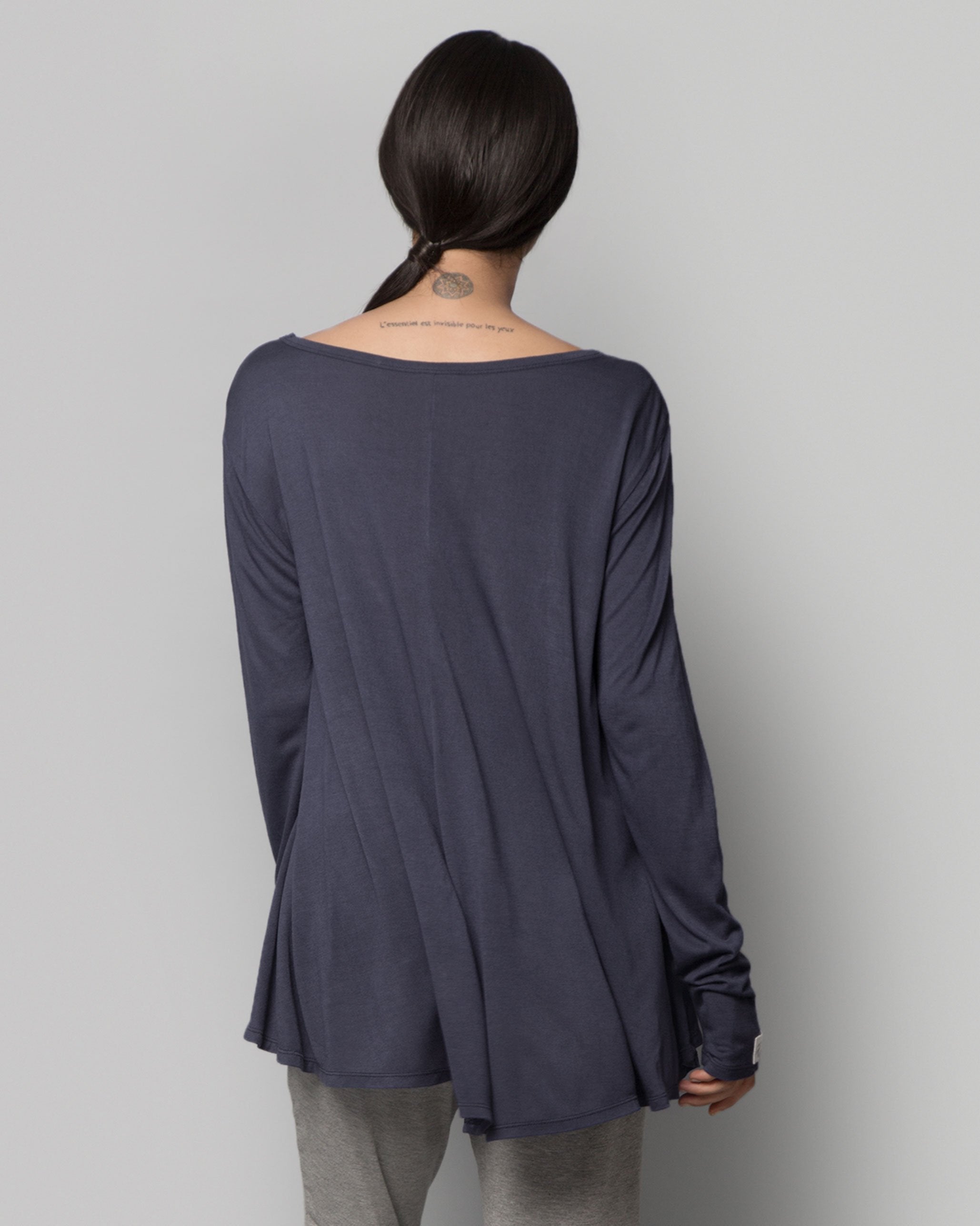 Ukiyo A-Line Top - Blue