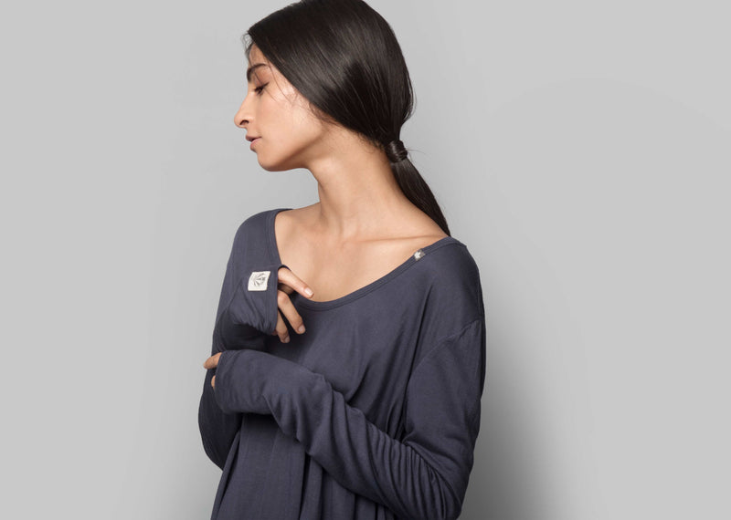 Ukiyo A-Line Top - Blue