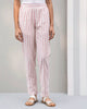 Side Elastic Narrow Pants - Red