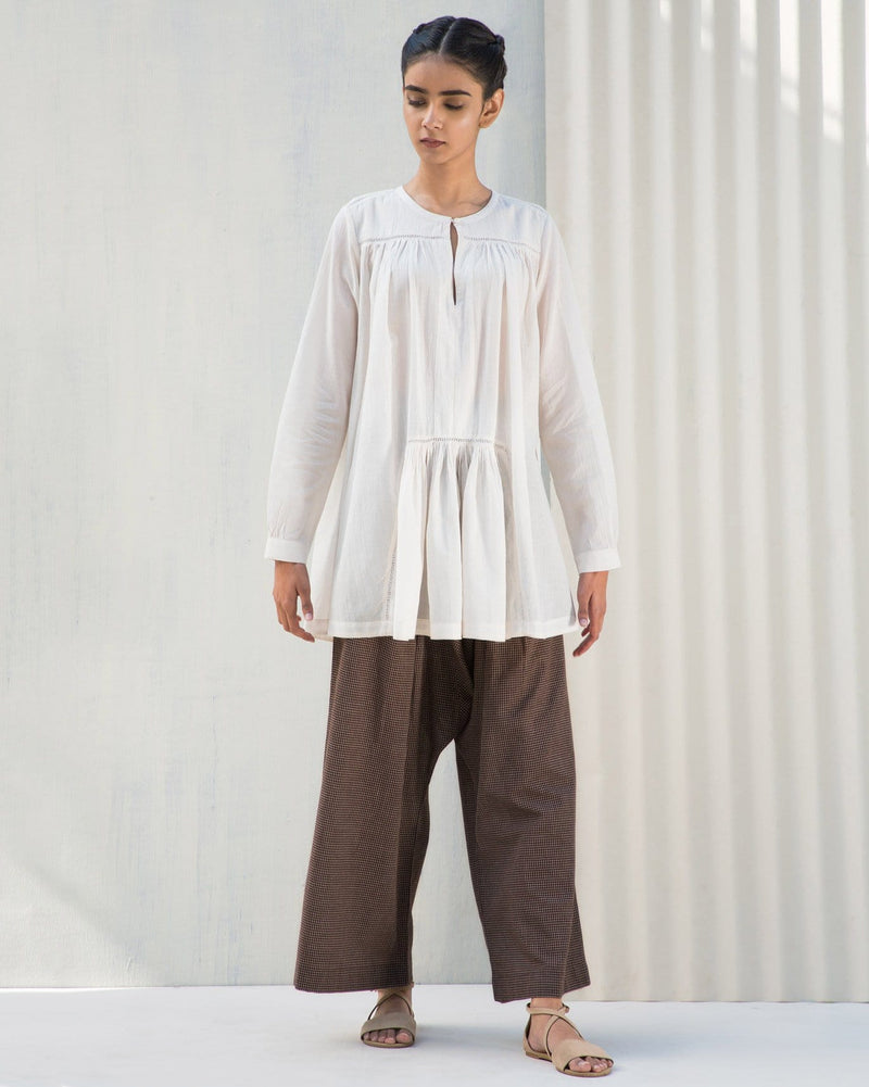 Wide Leg Drop Crotch Pants