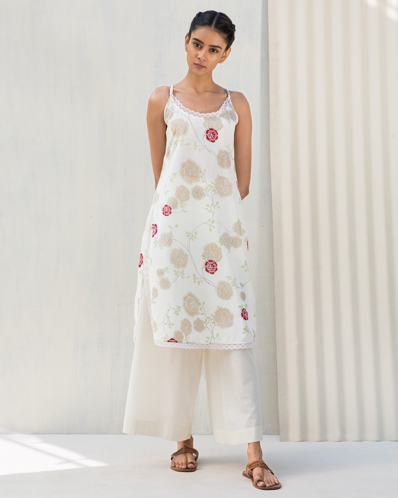 Vintage Floral Camisole Slip