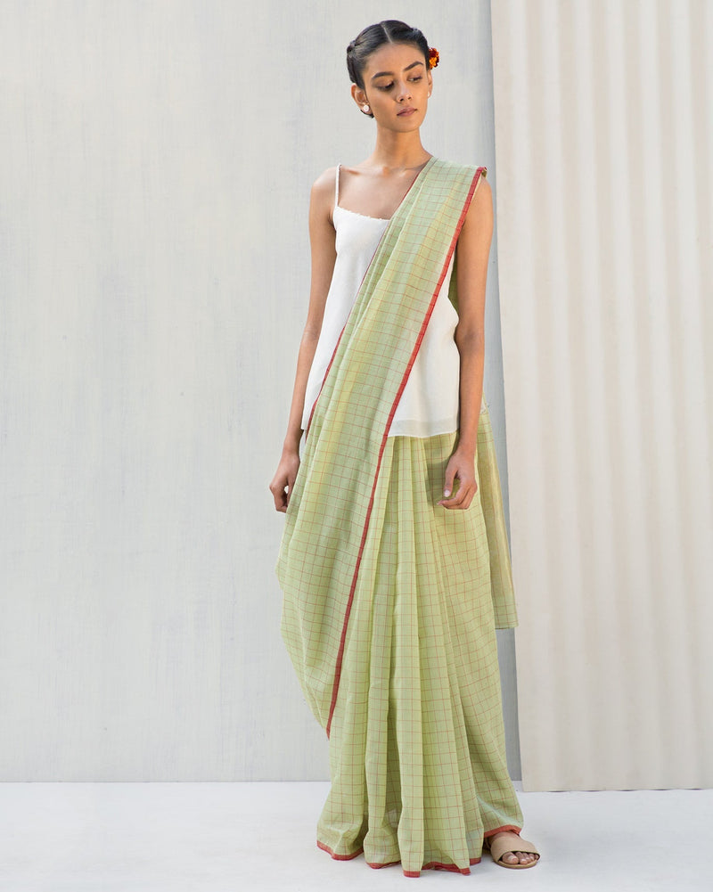Sandy Dune Sari - Green