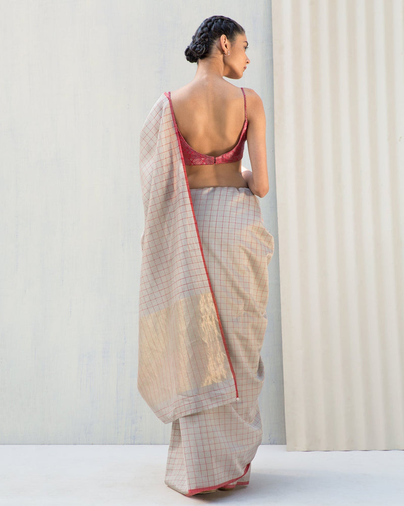 Sandy Dune Sari - Grey