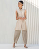 Sleeveless Yoke Top