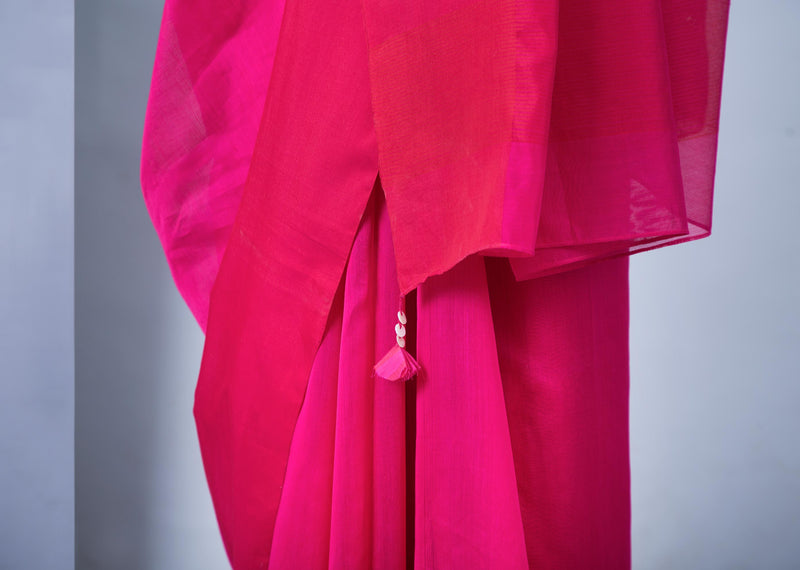 Tribe Sari - Red & Pink