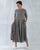 Waist Dot Pleat Dress