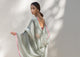 Zari Stripe Sari - Green