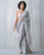Teardrop Cotton Sari - Grey