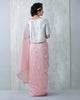 Teardrop Chanderi Sari - Pink