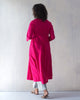 Tisya Plain Kurta - Fuchsia
