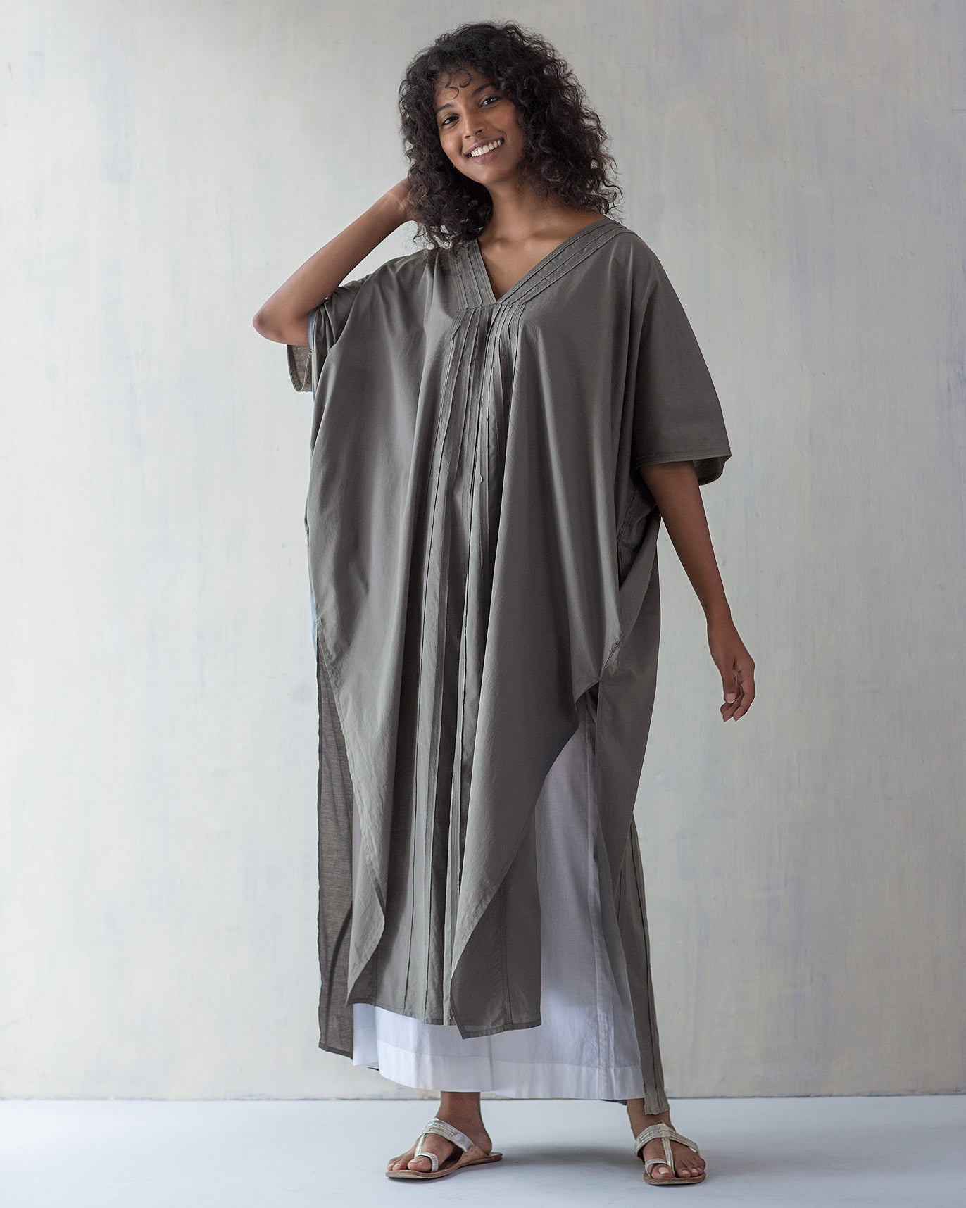 Tulum Kaftan - Charcoal
