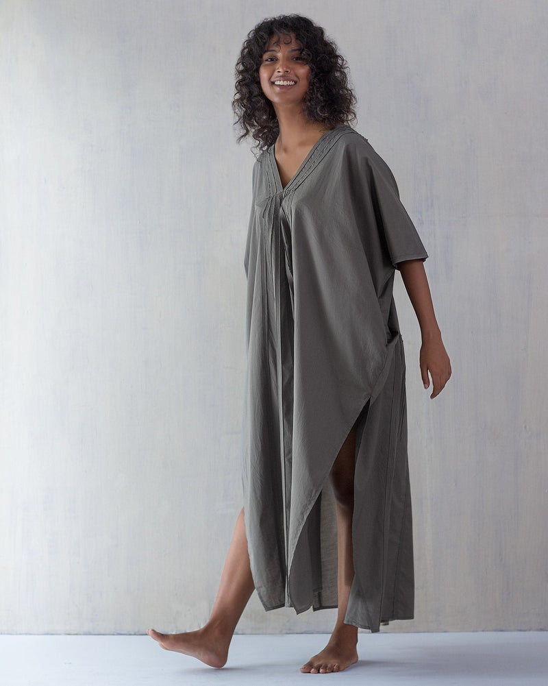 Tulum Kaftan - Charcoal