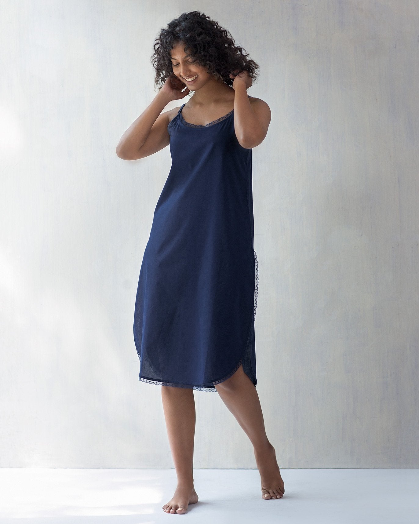 Vintage Camisole Slip - Indigo