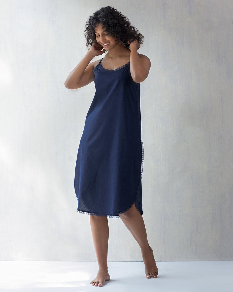 Vintage Camisole Slip - Indigo