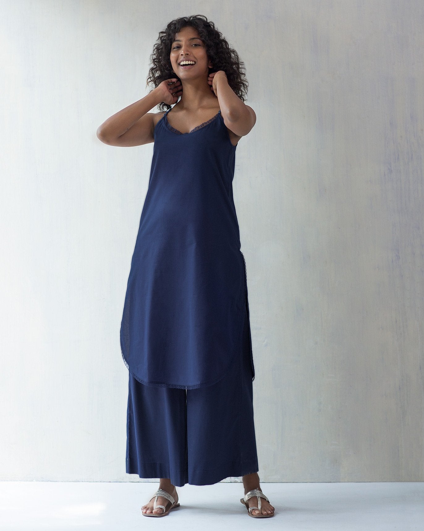 Vintage Camisole Slip - Indigo