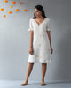 V-Neck Shift Dress - Ivory