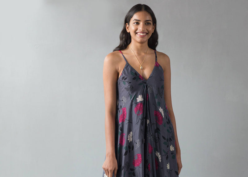 V-Neck Strappy Dress