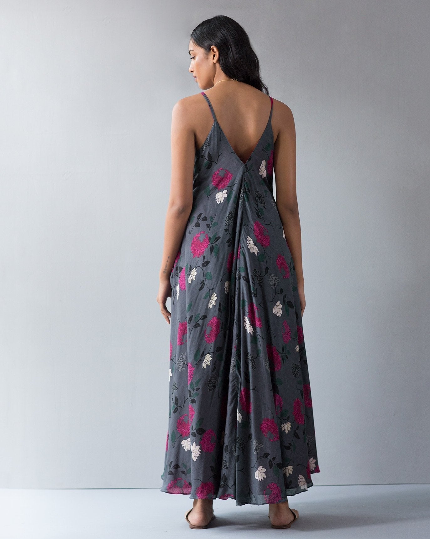 V-Neck Strappy Dress