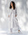 V-Neck Kaftan - White & Black