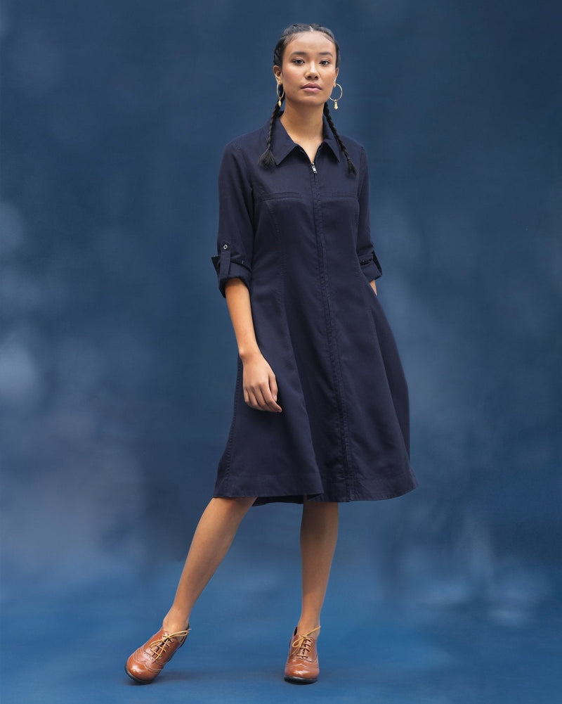 Serengeti Dress- Navy