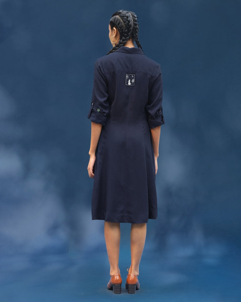 Serengeti Dress- Navy
