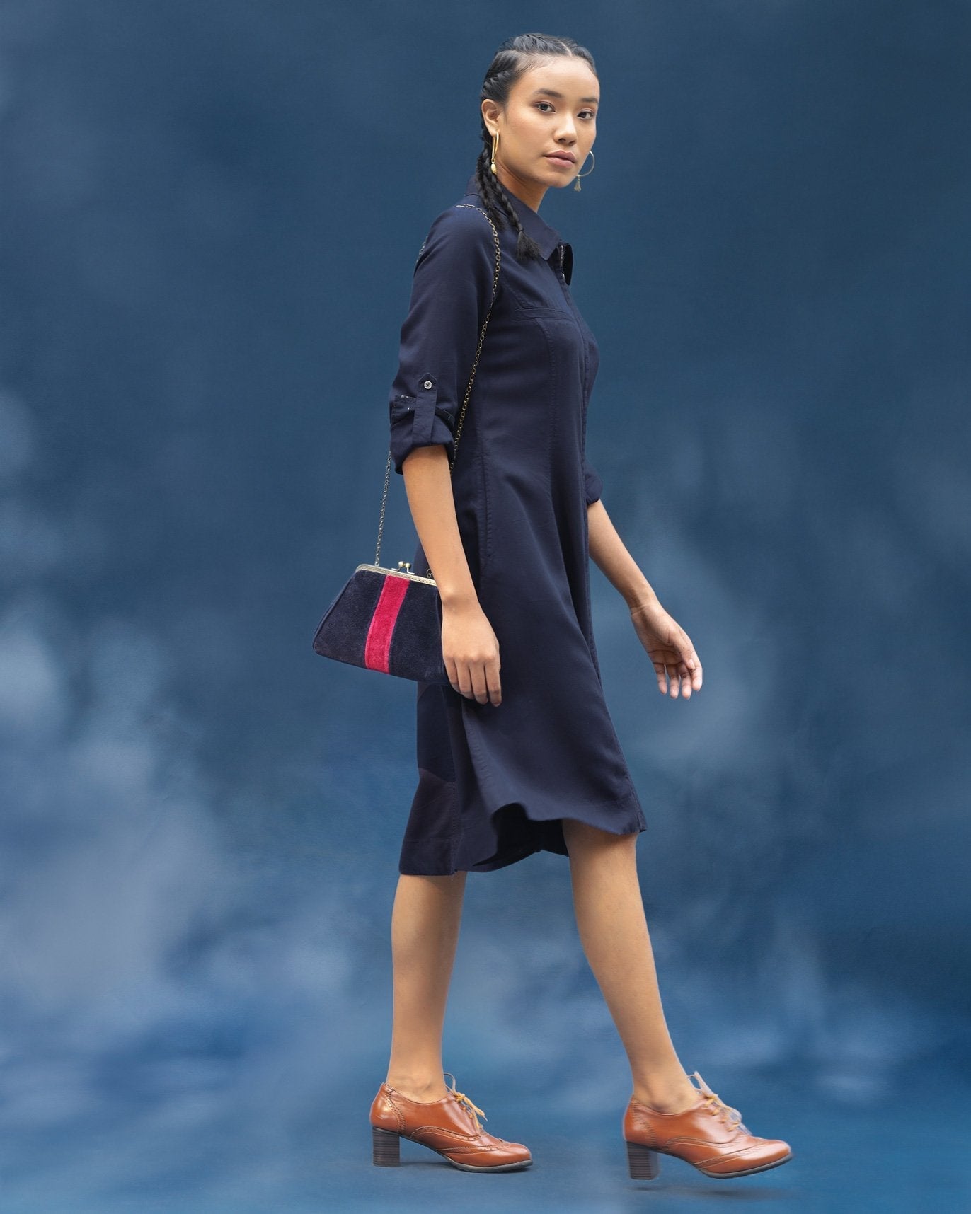 Serengeti Dress- Navy