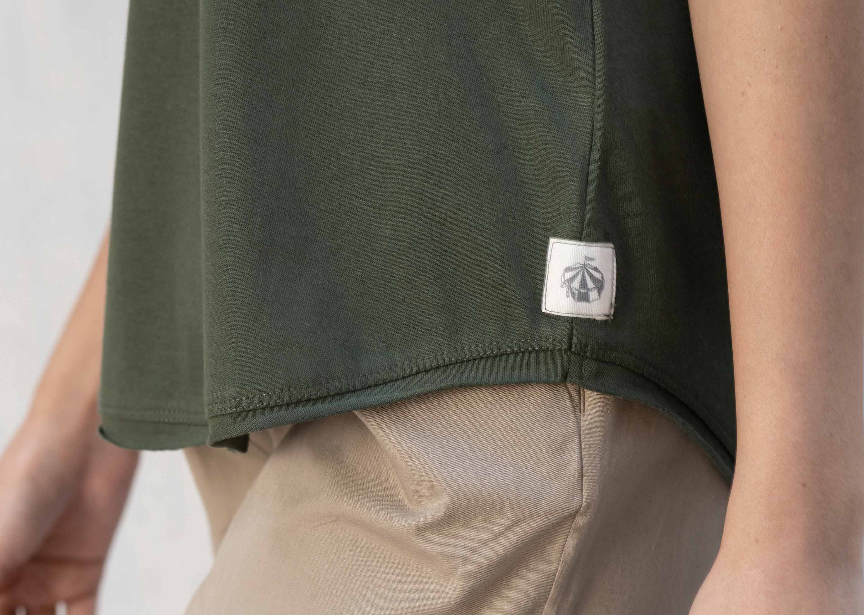 Ukiyo Racerback Tank - Olive