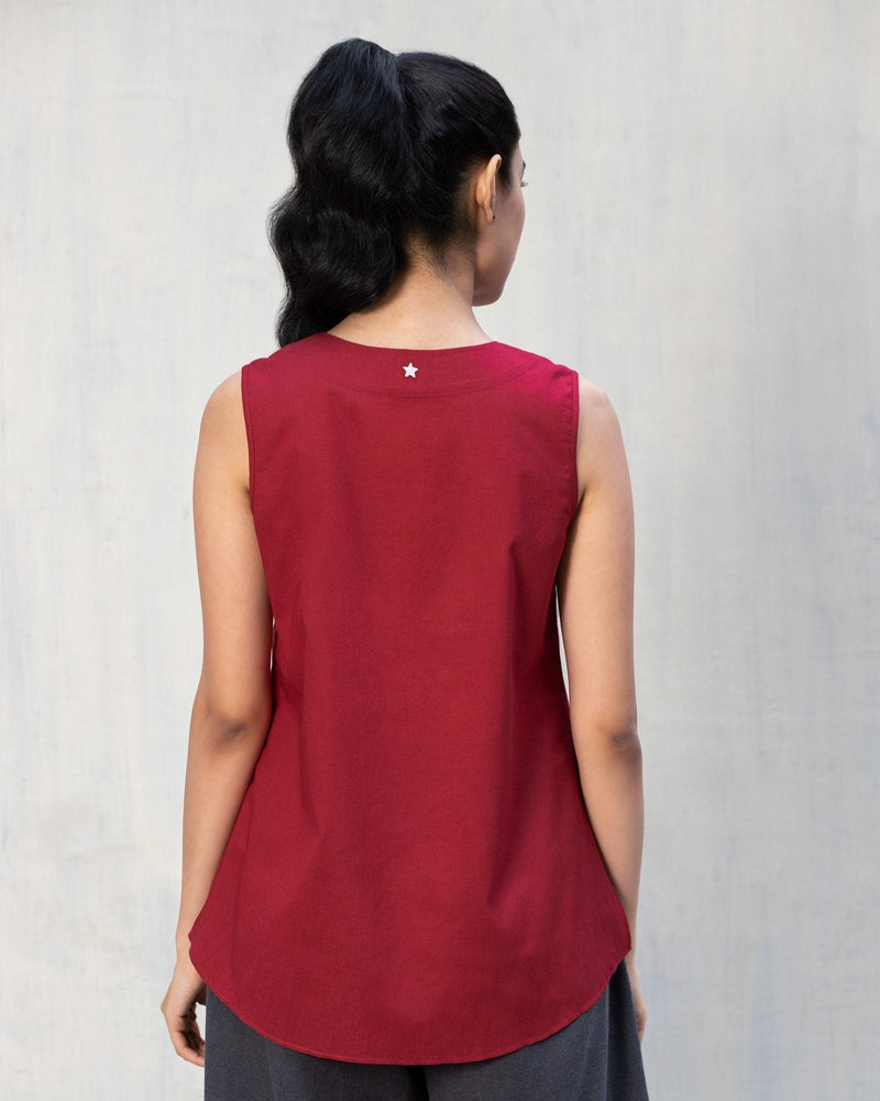 Rivet Top - Red