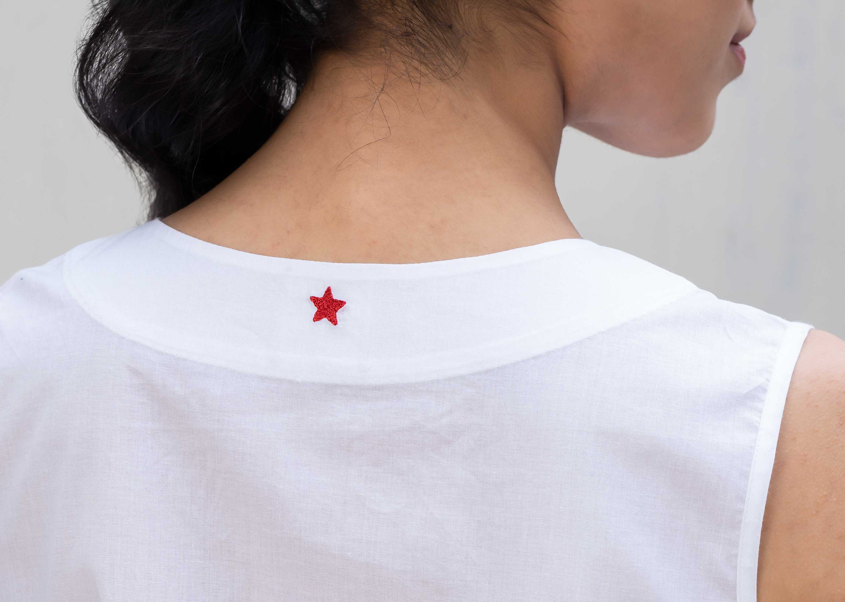 Rivet Top - White