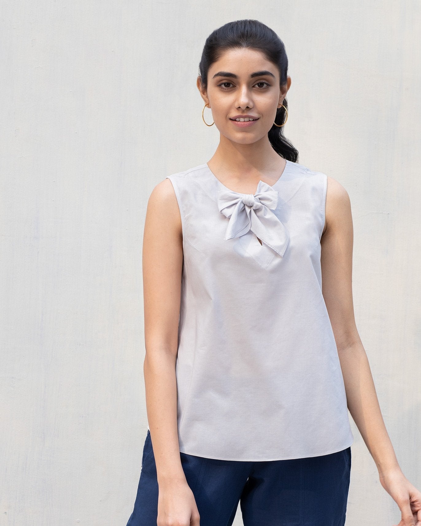 Rivet Top - Ash Grey