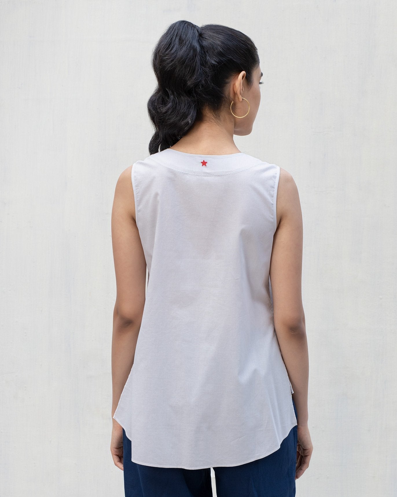 Rivet Top - Ash Grey