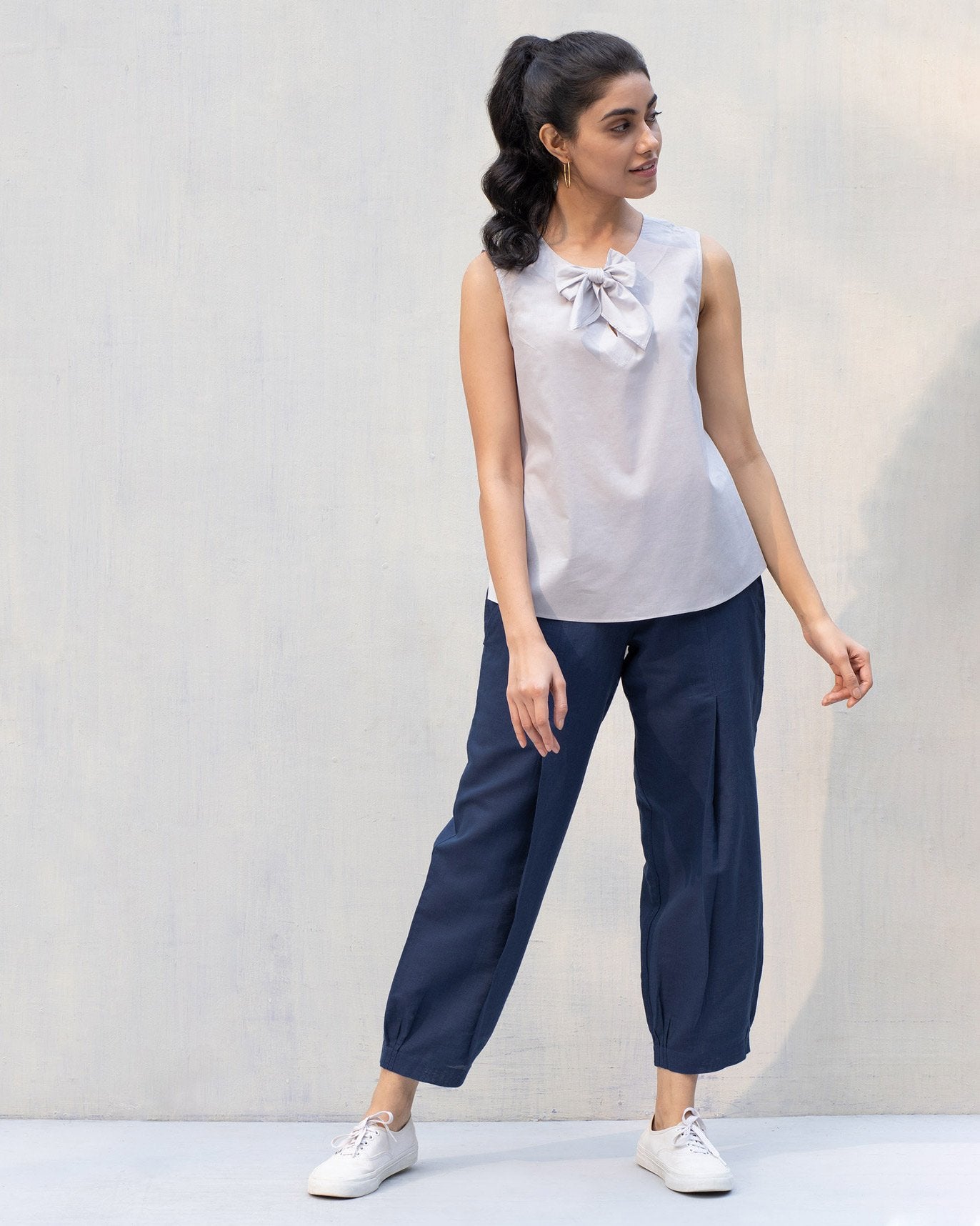 Rivet Top - Ash Grey
